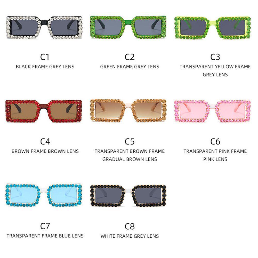 Mxbeauty Kacamata Wanita Fashion Pria Vision Care UV400 Perlindungan Radiasi Rhinestones Frame Eyewear