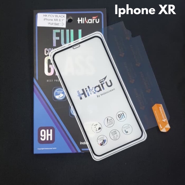 Anti gores iph11  Tempered  Glass Full Cover 11pro 11pro max ~ Indoscreen Hikaru