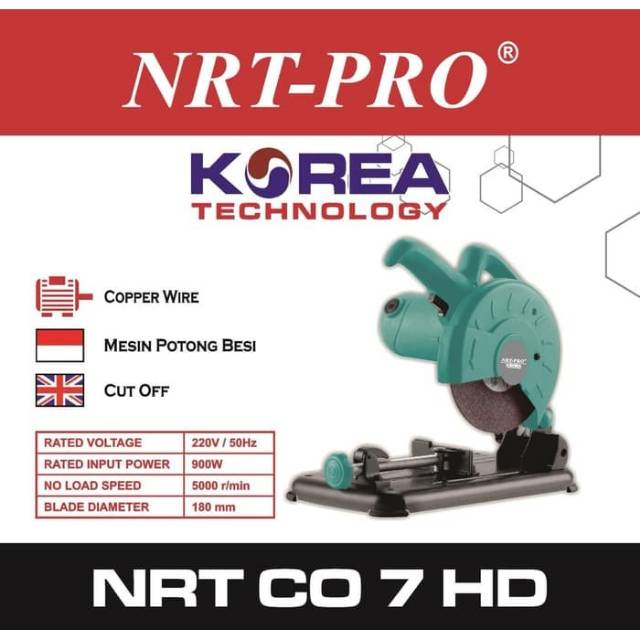 Mesin potong besi 7in nrt pro cut off
