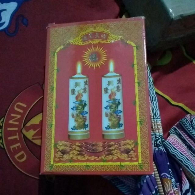 Lilin Puja Putih Ukuran 1 Kati