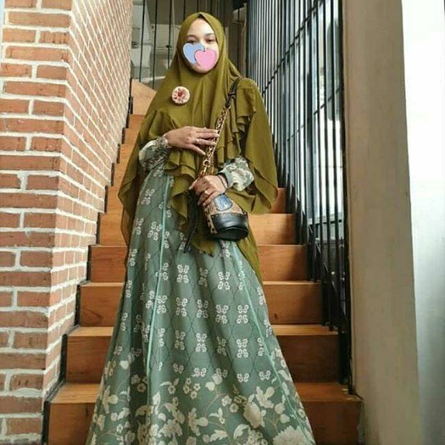 Ayana batik by flasamara gamis dewasa motif batik terbaru dress adem nyaman brand original