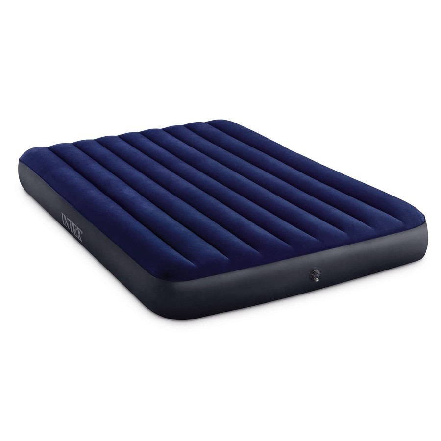 Intex Kasur Angin Dura-Beam Airbed Blue PROMO BUNDLING 64759