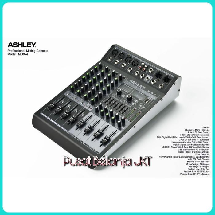 Mixer Audio Ashley Mdx4 Mdx 4 ( 4 Channel ) Original 21