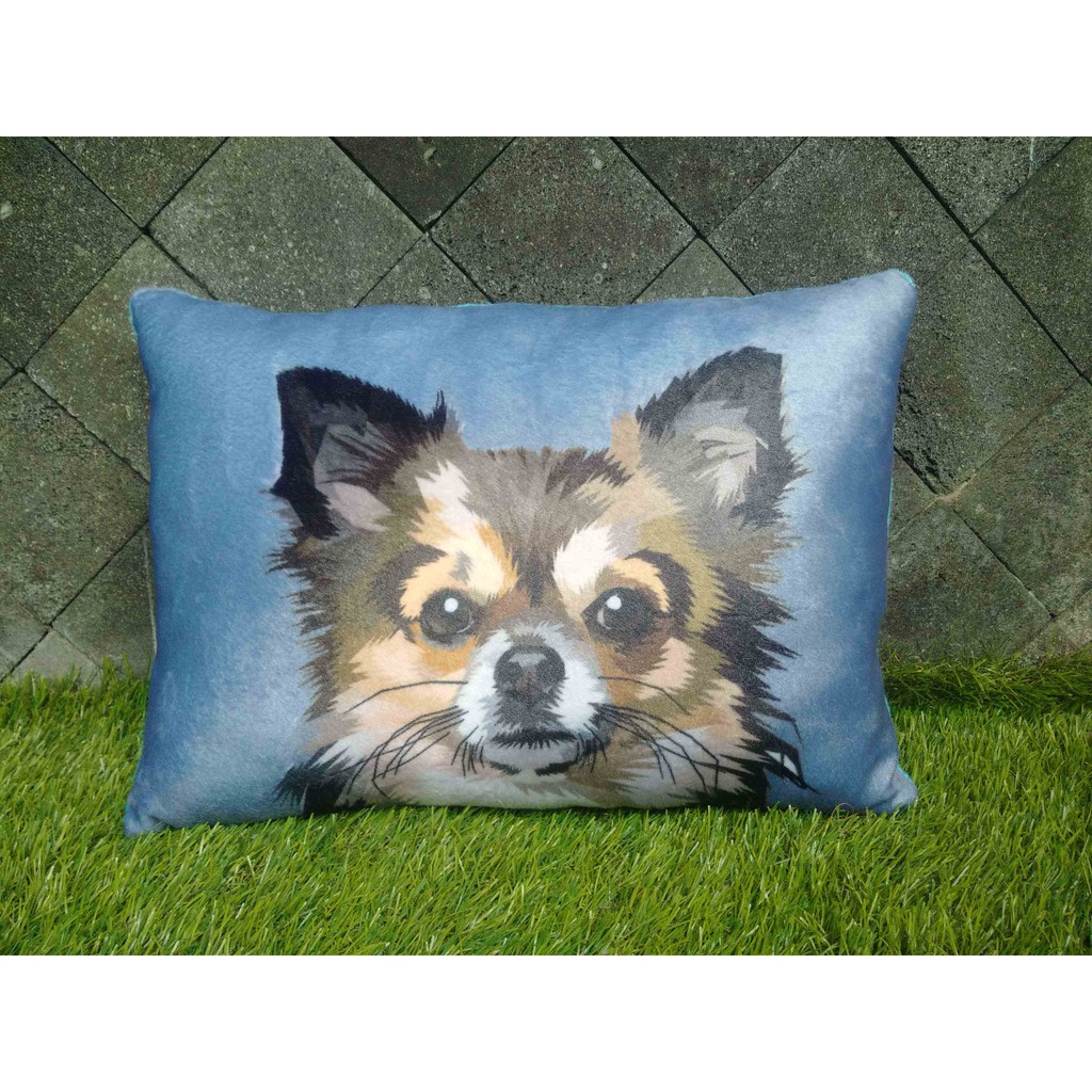 Bantal Anjing - Bantal Mini Pomeranian Dog - Bantal Binatang - Bantal Kucing Anjing