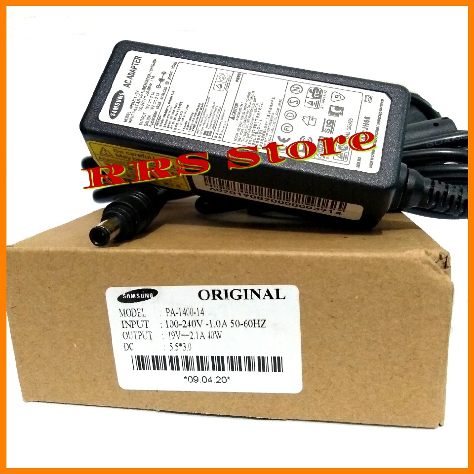 ADAPTOR CHARGER SAMSUNG NC108 NC108P N100 N148 N128 N125 NC110 NC111 NP275E4V RV413 NP270E5E 2.1A