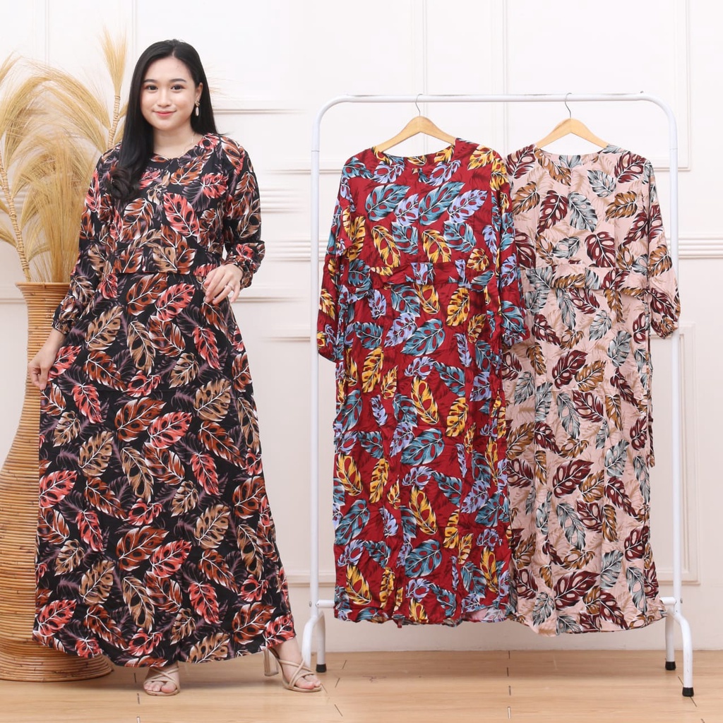 Gamis jandabolong mat.rayon premium kualitas okee harga murah