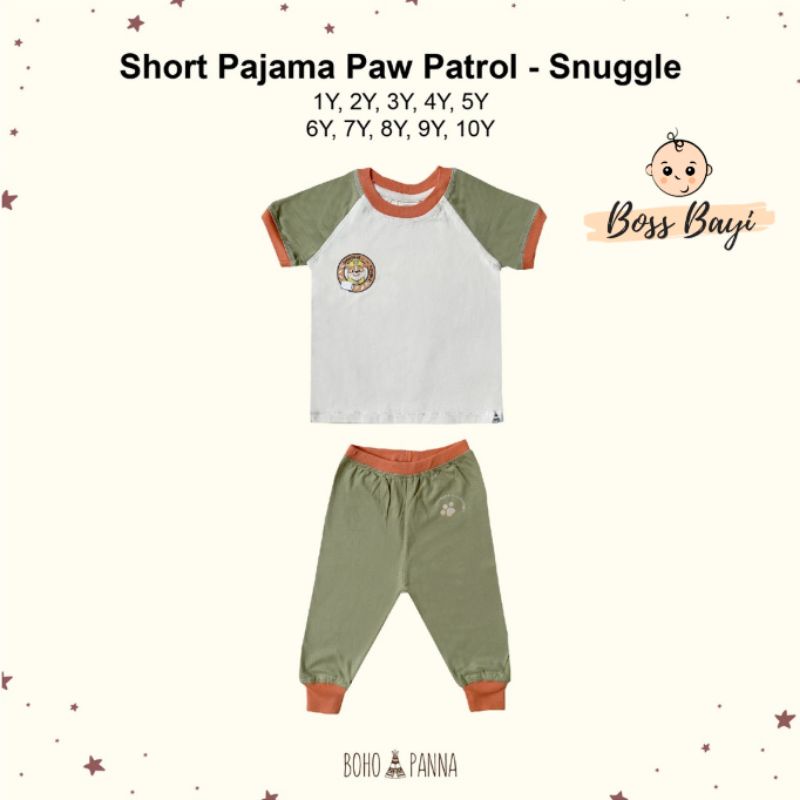 BOHOPANNA - Short Pajama Paw Patrol / Piyama Lengan Pendek+Celana Panjang Anak