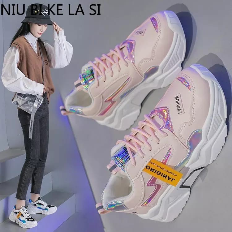 SEPATU SNEAKERS WANITA FASHION ORIGINAL NS 27