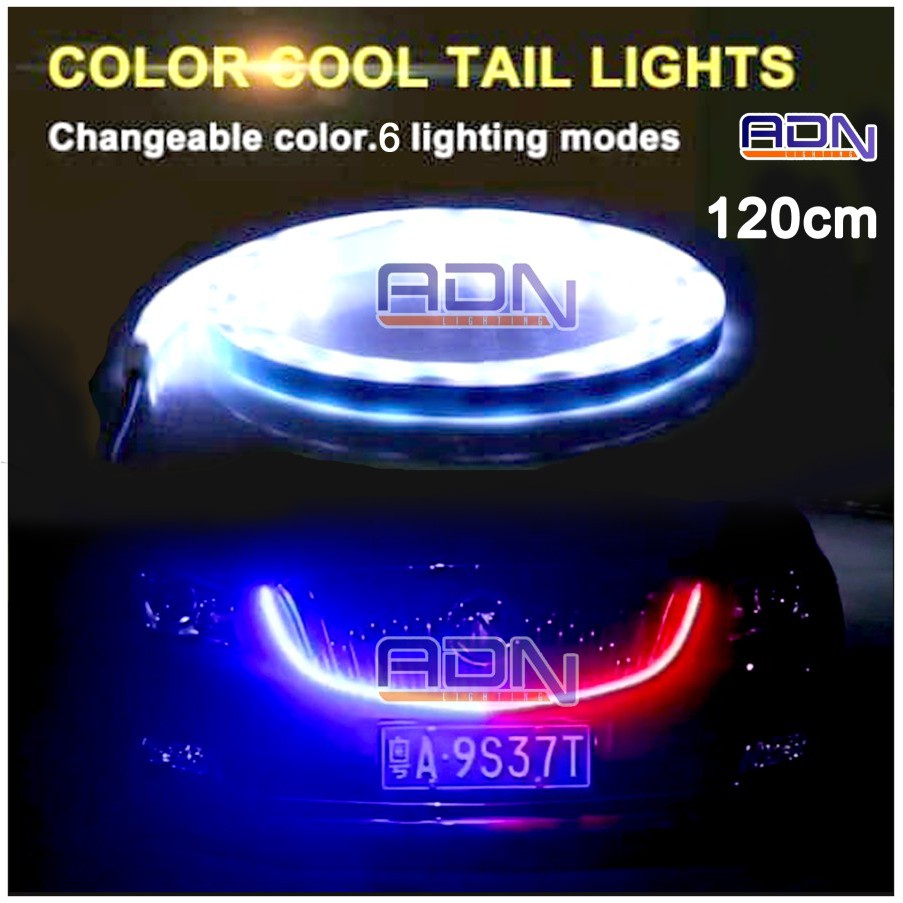 LAMPU LED TAIL TRUNK BAGASI DEPAN BELAKANG MOBIL KEDIP 120 CM by ADN.in