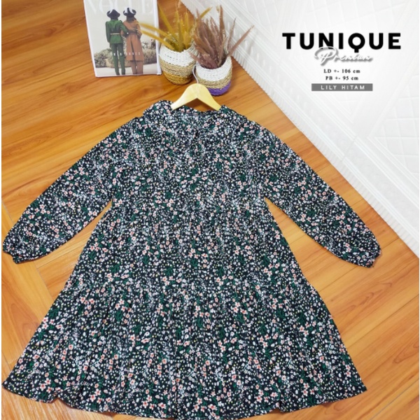 TUNIK LILY MOTIF BUNGA BUNGA KECIL PREMIUM