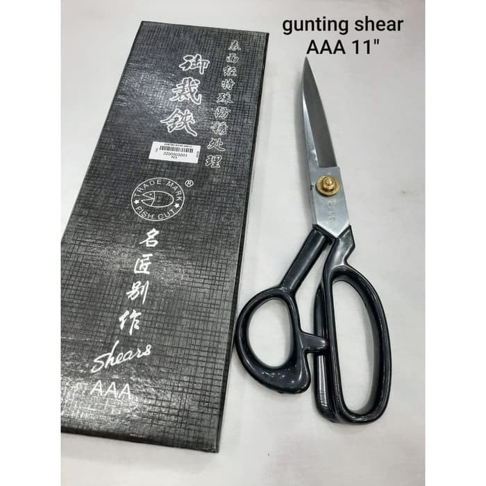 GUNTING SHEAR AAA 11" / GUNTING KAIN / GUNTING JAHIT KONVEKSI