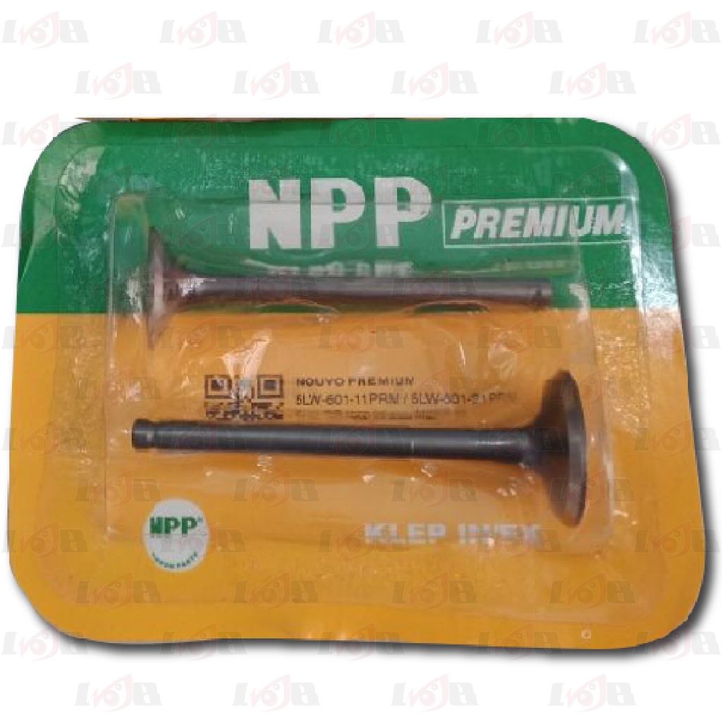 NPP Premium Klep Set In &amp; Ex Yamaha Nouvo Payung Klep Valve Kit Komplit Besar Kecil Kode 5LW