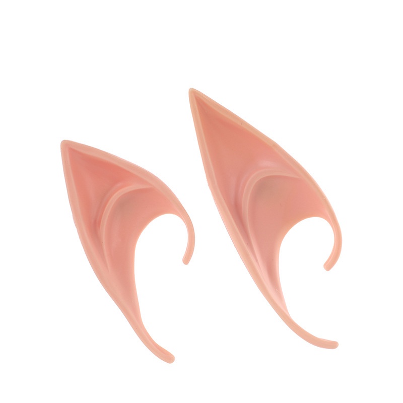 Telinga Cosplay Telinga Palsu Aksesoris Cosplay Elf Ears Aksesoris Karnaval Bahan Latex Soft Kuping Palsu