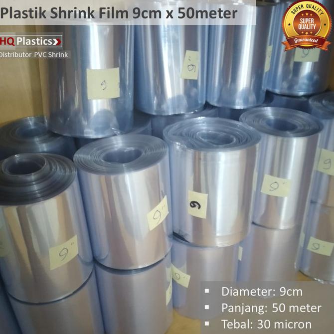 

((((()paling dicari] Plastik Segel 9cm x 50Meter -Shrink Film/Plastik Shrink/Heat Shrink