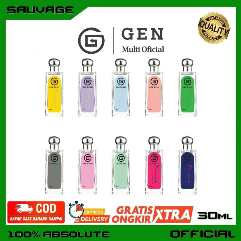 SV - Parfum Thailand Macaron 30ml Premium / Parfum Macaron Gen Multi 30ml / Parfum Korea Best Seller