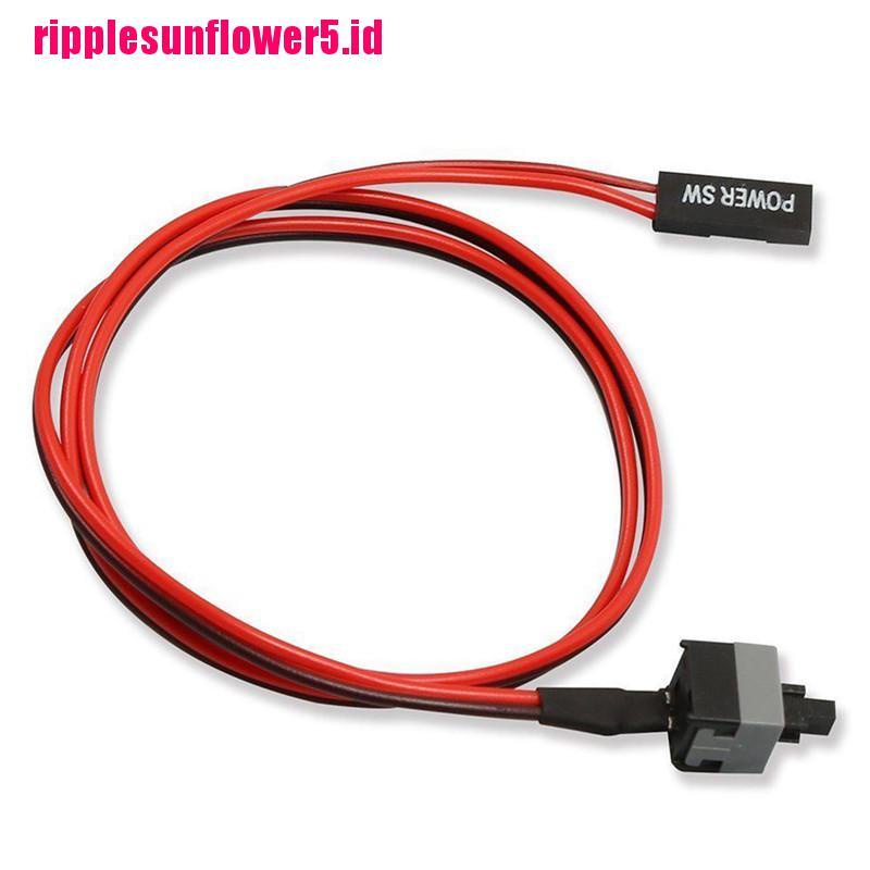 5pcs Kabel Power Supply ATX On / Off 2pin SW Panjang 50cm Untuk Komputer