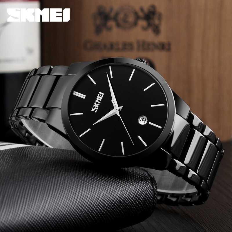 SKMEI Jam Tangan Analog Pria Murah JT 150 Skemei Jamtangan Stainless Steel Stylish Cowok Keren