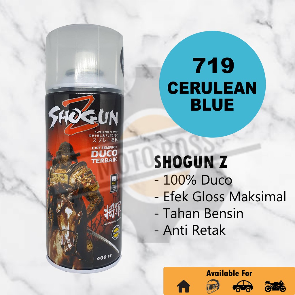Cat Semprot Shogun Z Cerulean Blue / Biru Muda 719 - Pilok Pylox