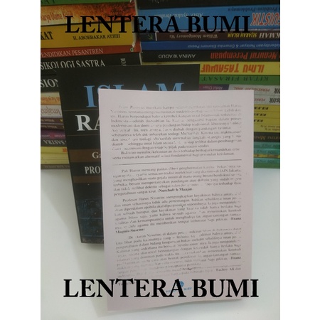 ISLAM RASIONAL - Gagasan Dan Pemikiran, Prof. Dr. HARUN NASUTION