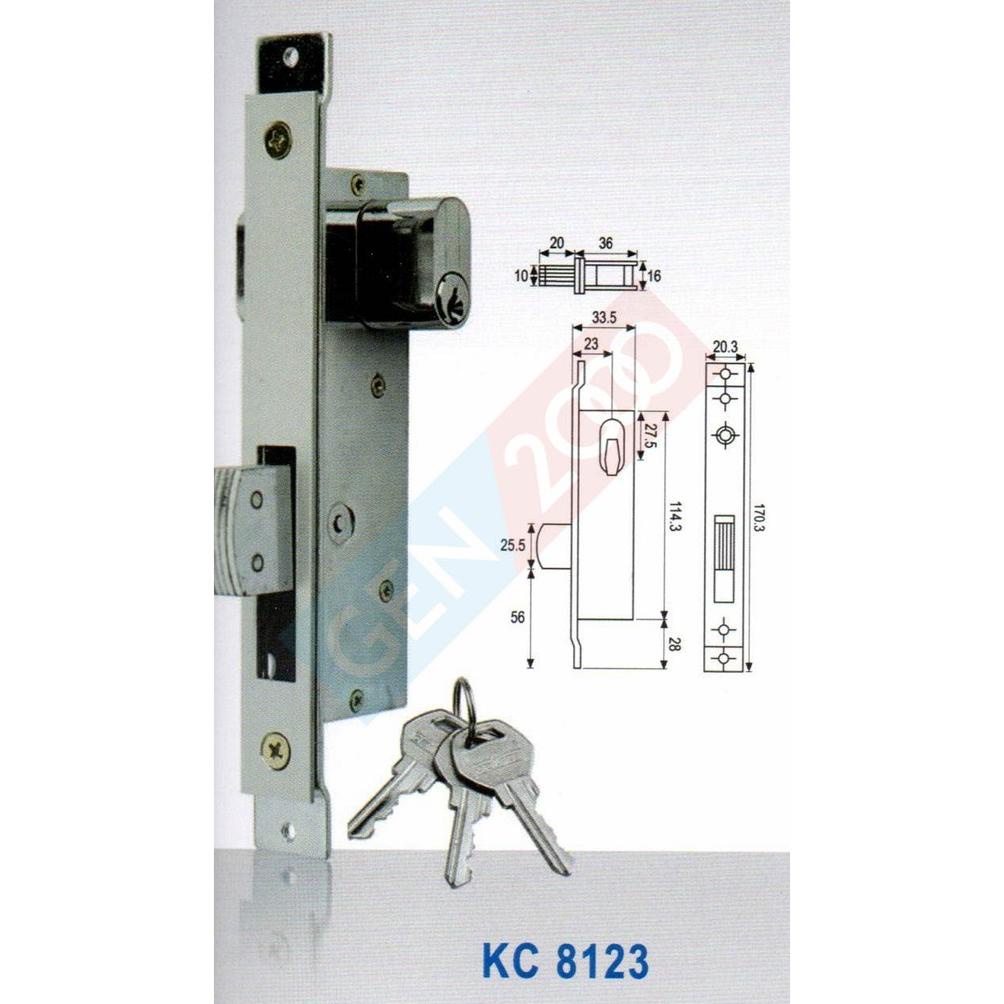 Kunci Pintu Aluminium Lock Kc 8123 Dekkson Door Aluminium Lock Dekson