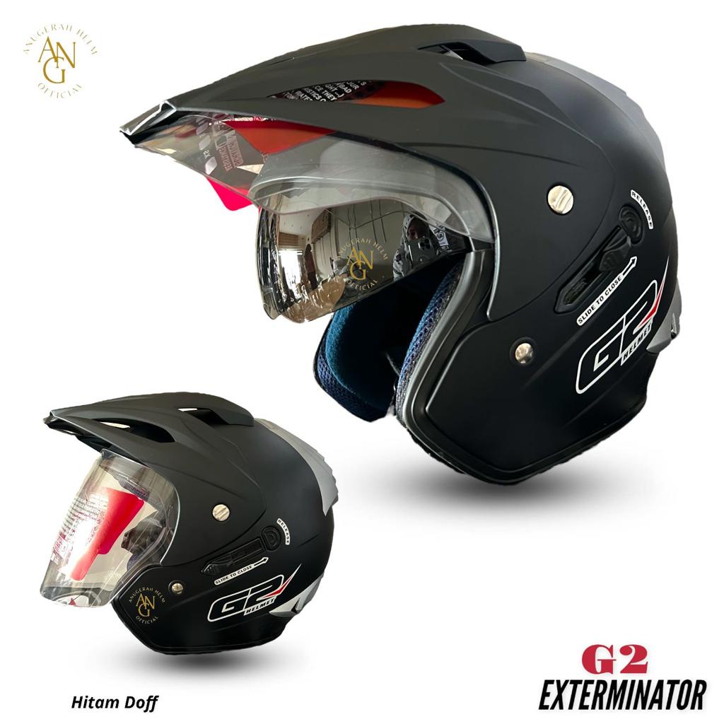 Helm HALF FACE EXTERMINATOR DEWASA