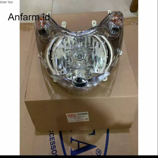 Reflektor lampu depan motor yamaha mio soul