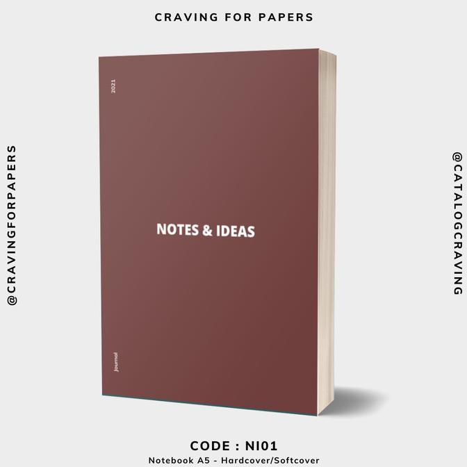 

NOTEBOOK/AGENDA/BUKUTULIS (CUSTOM) - NOTES - polos, softcover Kode 646