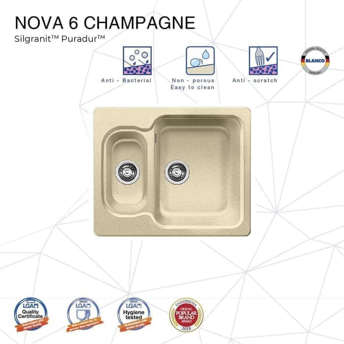 BLANCO Nova 6 Silgranit Kitchen Sink