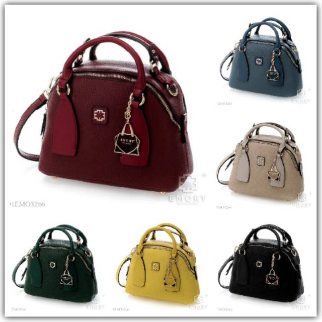 BAG IMPORT BRANDED EMORY MAGENTA / TAS FASHION WANITA-SLINGBAG MULTIFUNGSI HANDBAG KOREA BATAM MURAH