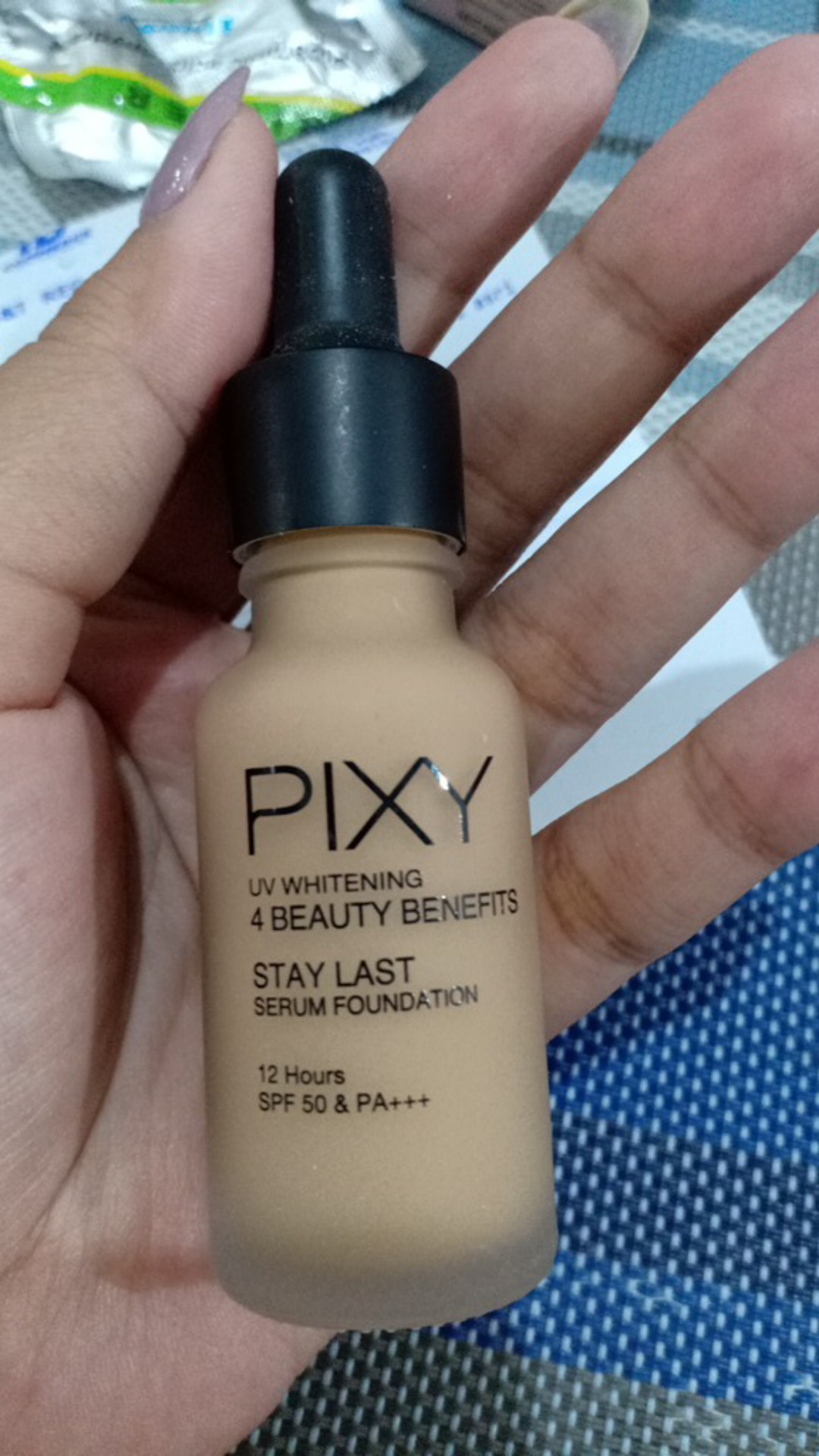 Pixy Uv Whitening Stay Last Serum Foundation | Shopee   