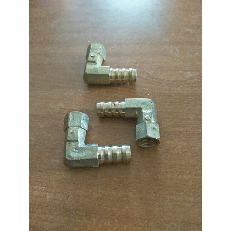 Nepel Nipple Selang L Pipa Sambungan Connector Konektor Fitting Kompor Bara Infrared Tungku Api Gas 