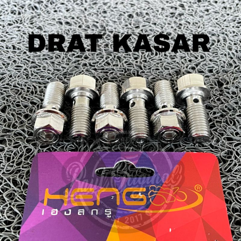 baut kaliper master rem probolt 2 kunci stainless drat kasar heng thailand