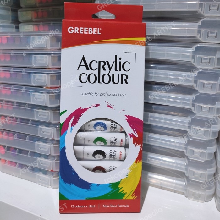 

Produk Terbaru Greebel Cat Acrilik / Acrylic Colour / Acrylic Paint 12 Pcs