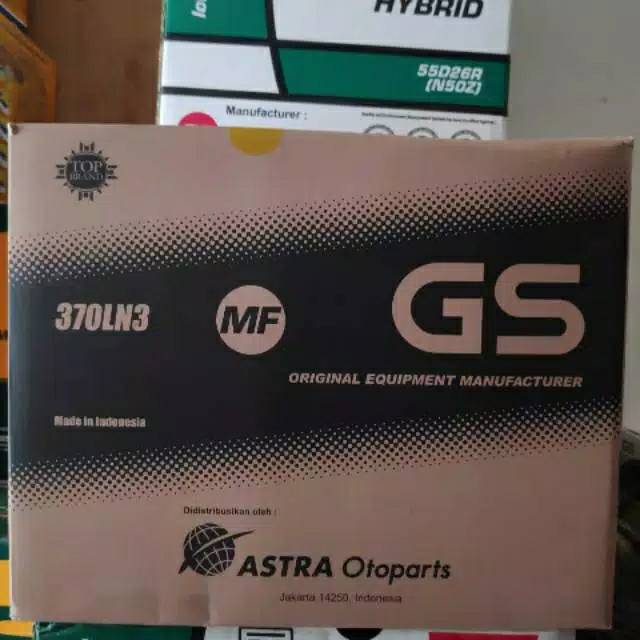 Jual Aki GS 370LN3 LN3 New innova reborn Fortuner Hilux Diesel