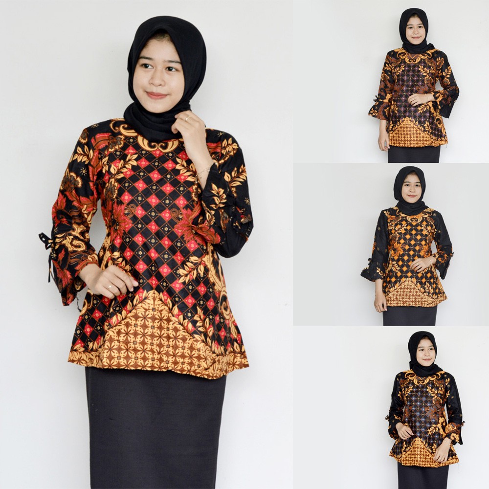  grosir  trolistore batik  wanita  SRNG blouse blus atasan 