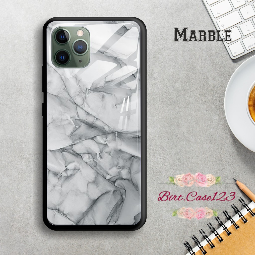 Back case glass MARBLE Vivo Y91 Y17 Y12 Y15 Y93 Y95 Y81 Y83 Y71 Y53 y20 Y30 Y50 V17 Y11 y12i BC1516