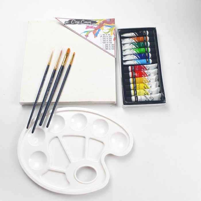 

Cat Acrylic Set 12 Warna 18 Warna Akrilik Lukis - V-Tec Set 12W, Tanpa Perubahan