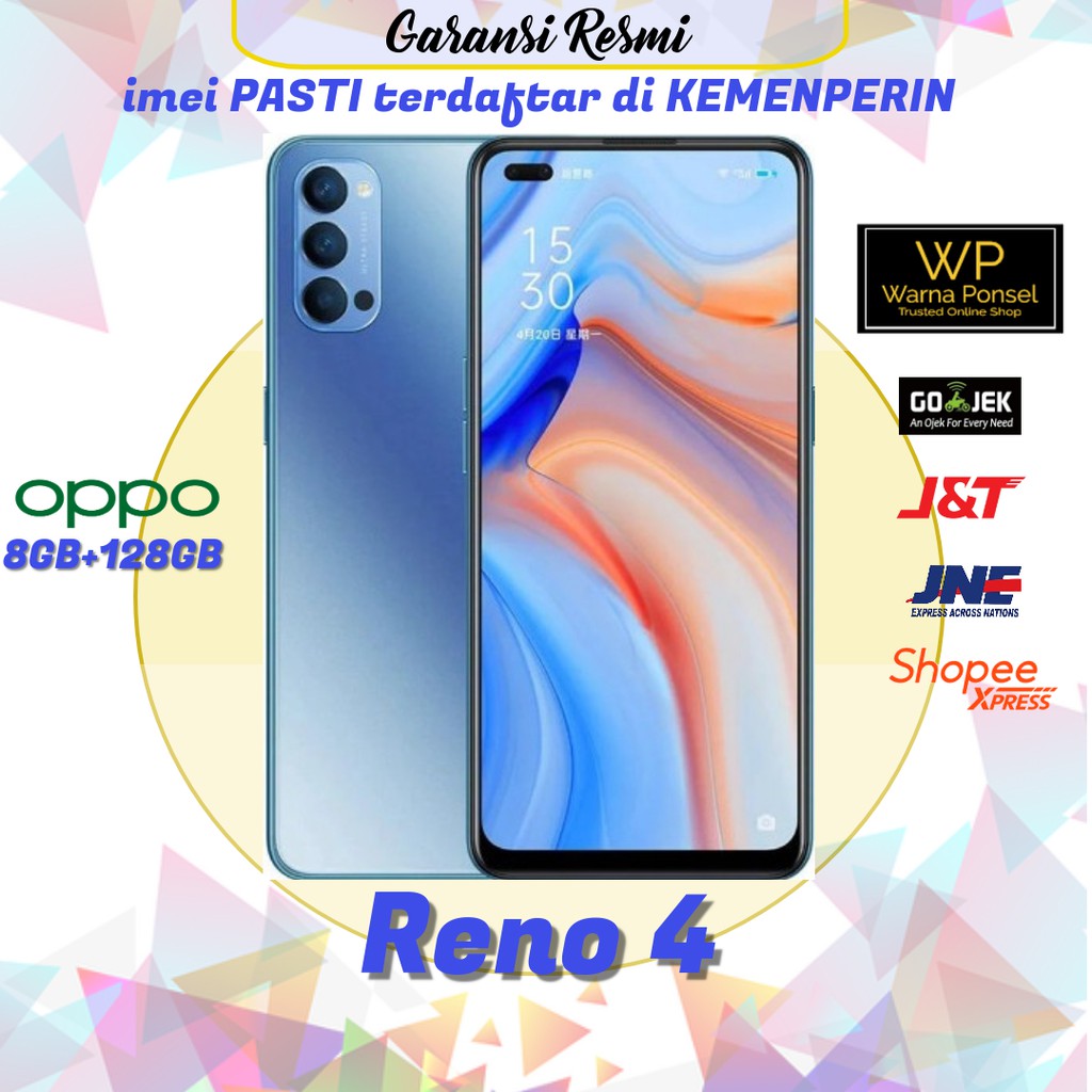 OPPO Reno 4 8/128 GB Garansi Resmi | Shopee Indonesia