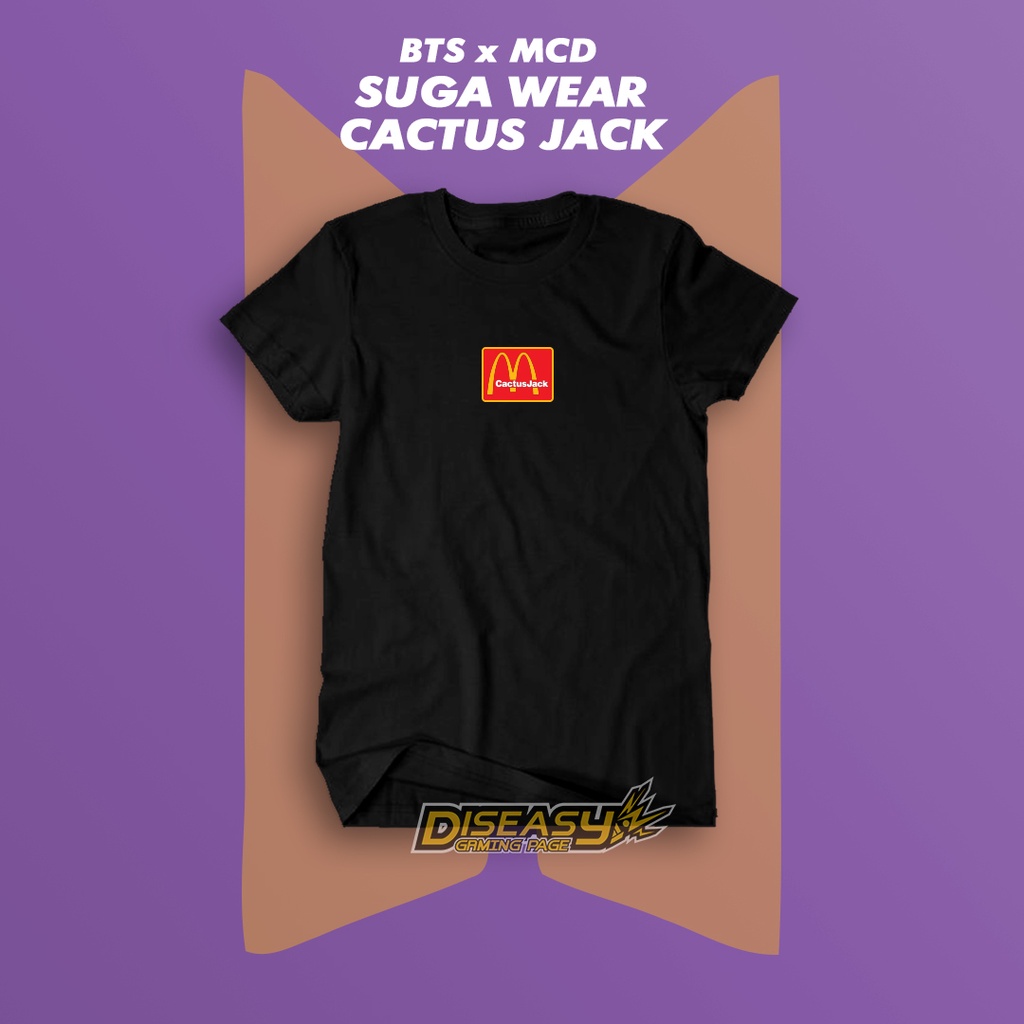 TSHIRT BTS X MCD / CACTUS JACK MCD LOOK ALIKE SUGA WEAR