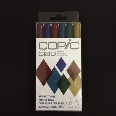 

COPIC CIAO SET 6 JEWEL TONES