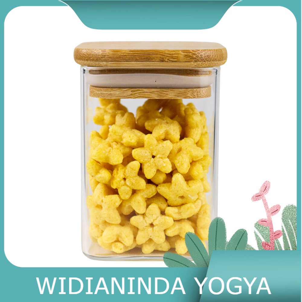 Toples Kaca Penyimpanan Makanan Glass Storage Jar 230ml - HC1019