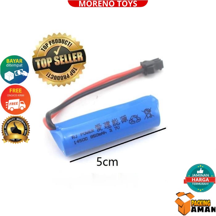 BATERAI CAS MOBIL REMOTE CONTROL ROCK CRAWLER CLIMBING CAR 3,6 VOLT 800 MAH PROMOSI MURAH