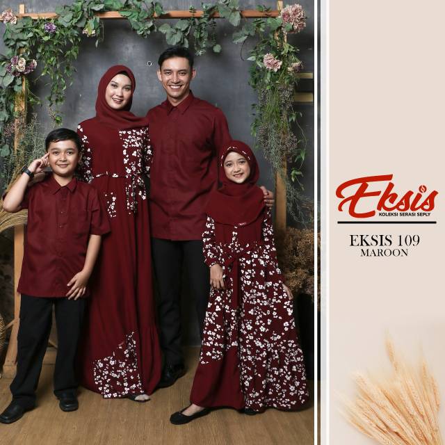 EKSIS 109 MAROON (GISSEL 236 MAROON, KASEO 88 MAROON, SELIA 71 MAROON, KLIKO 96 MAROON)