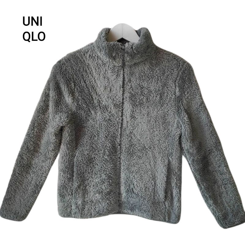 Jaket Fuzzy Uniqlo second