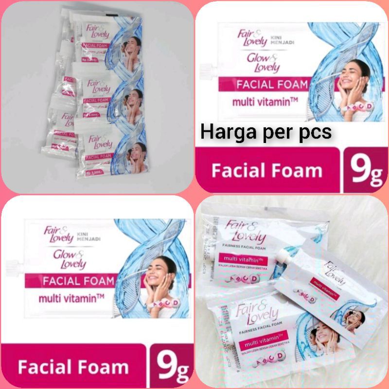 Fair and Lovely Facial Foam 9g 12 sachet