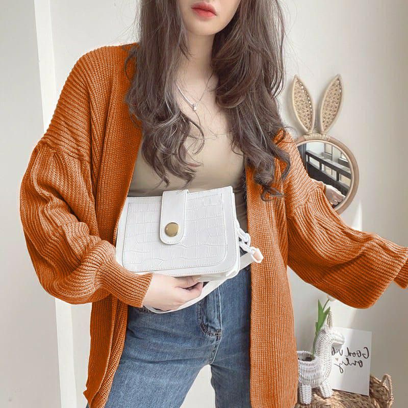 FX SHOP CARDIGAN HOKAIDO PREMIUM / CARDI HOKAIDO RAJUT OVERSIZE PREMIUM-BATA