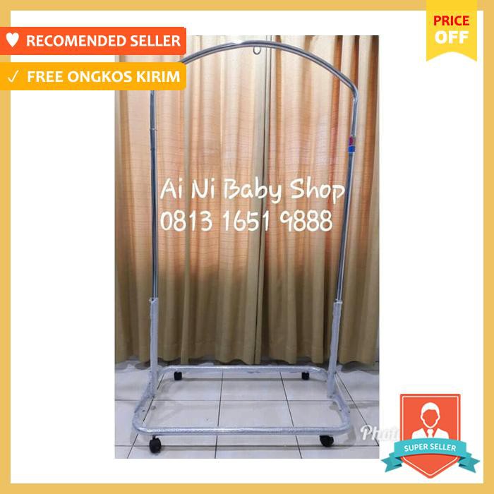 Tiang Ayunan Bayi Portable (Tiang Saja)