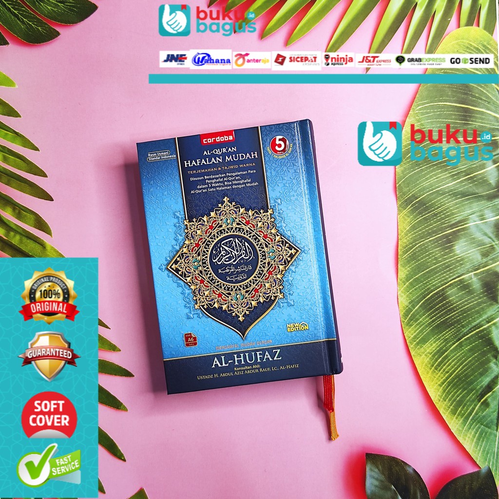 Al Qur'an Hufaz A6 HC ukuran paling kecil ringan dibawa kemana mana