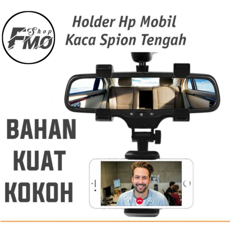 Holder Hp Spion Tengah Mobil Model Cengkeram Car Holder Rear View Holder Mobil