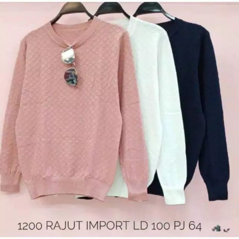 atasan rajut import bangkok